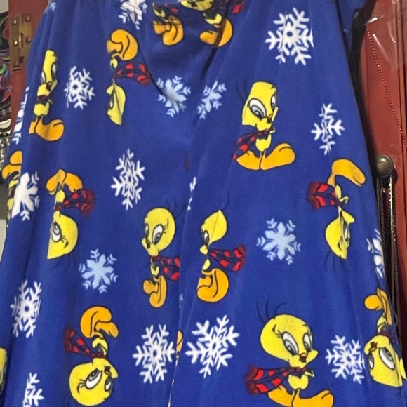 Tweety bird micro fleece pants vtg Kmart no flaws 3X Htf - Picture 2 of 2